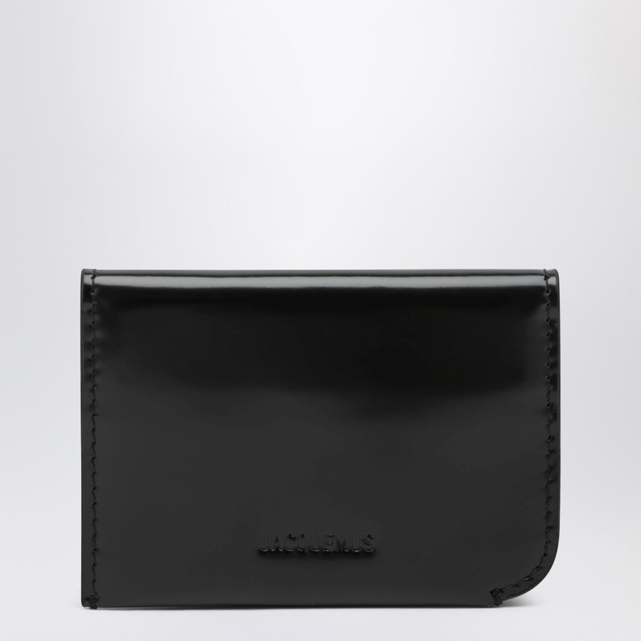 Leather Porta Carte Jacquemus Jacquemus Portacarte In Pelle Nero