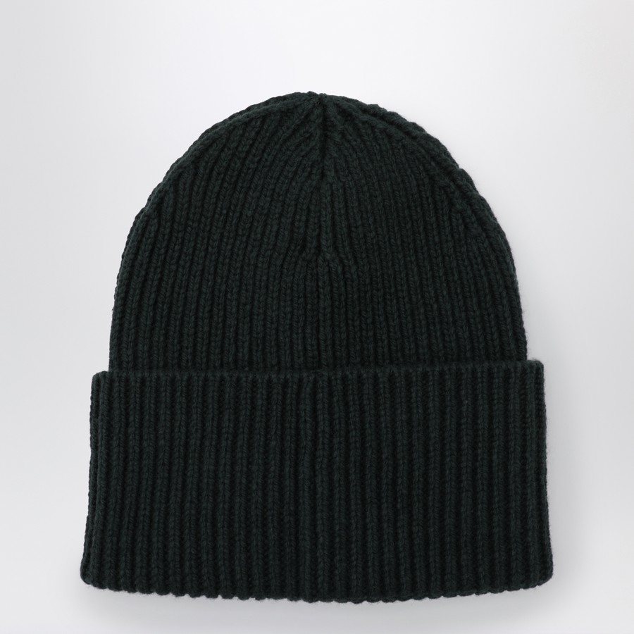 Sacai x Carhartt WIP Dark green beanie with logo patch | TheDoubleF