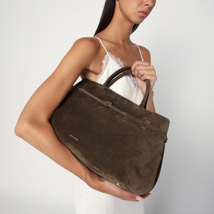 The Attico La Passeggiata Medium Light Chocolate bag