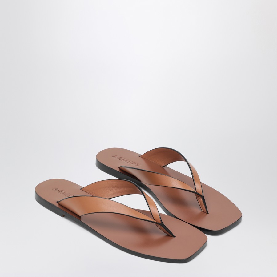 シューズ・サンダルその他 A.EMERY The Kinto Sandals brown in leather 27029674_57059729_600.jpg