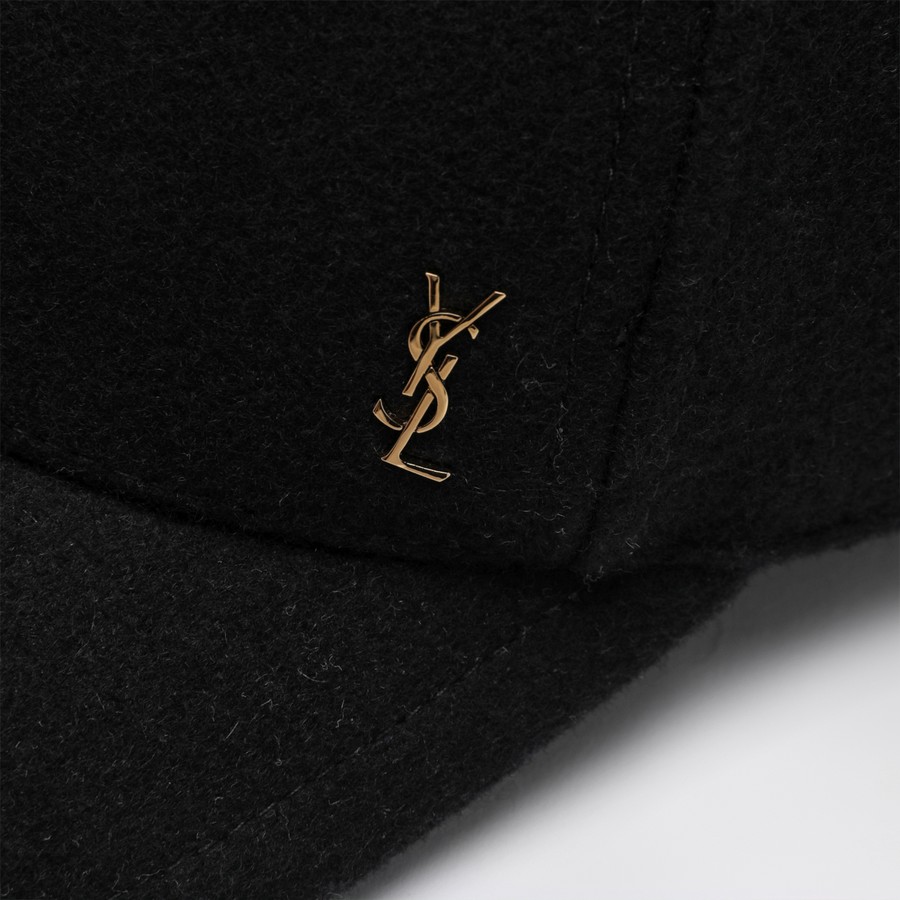 Saint Laurent YSL black baseball cap | TheDoubleF