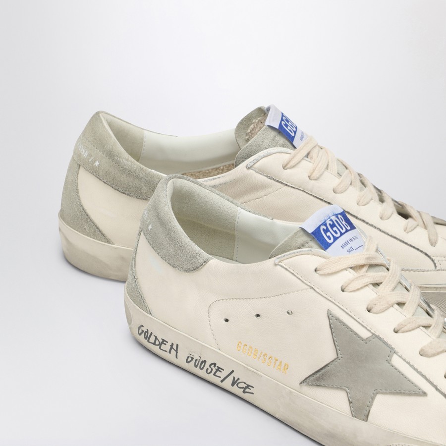Golden Goose White/Grey Super-Star sneaker | TheDoubleF
