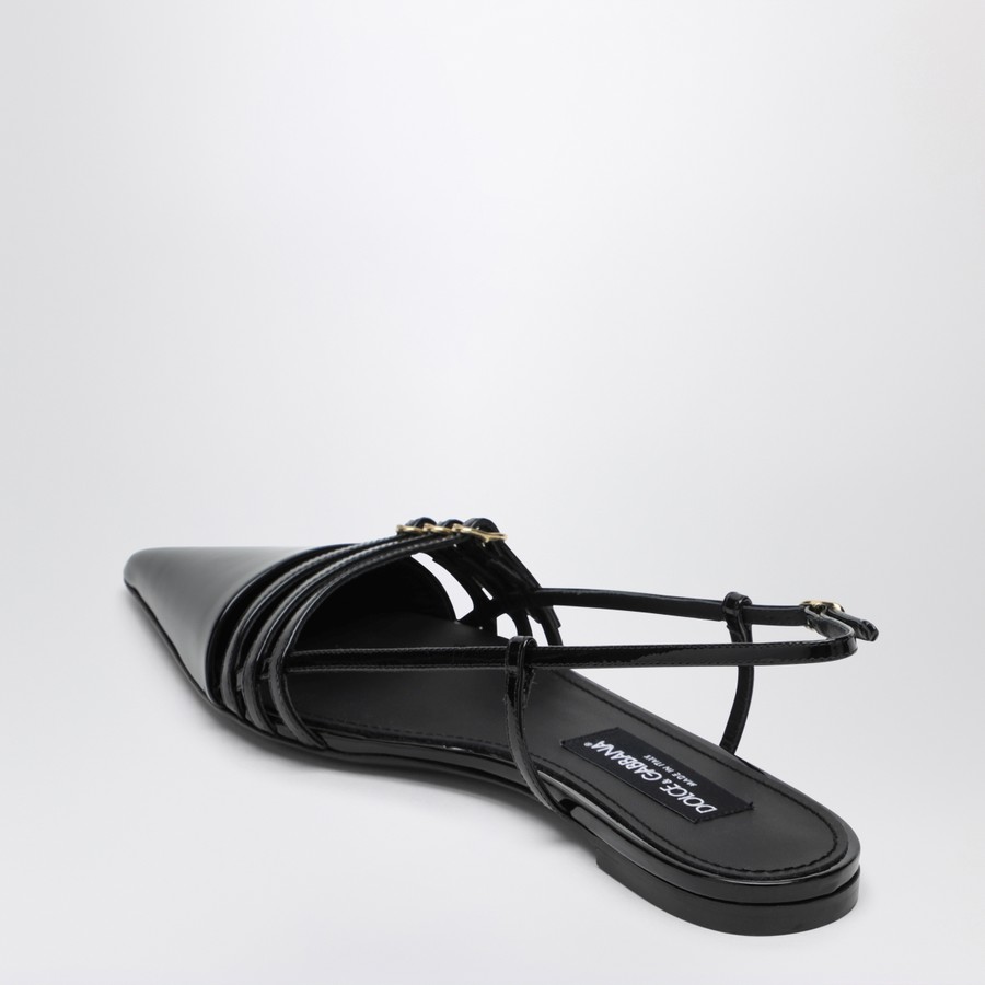 Dolce&Gabbana バッグに Black Patent Low Slingback 関送無 Dolce&Gabbana Black patent low slingback | TheDoubleF