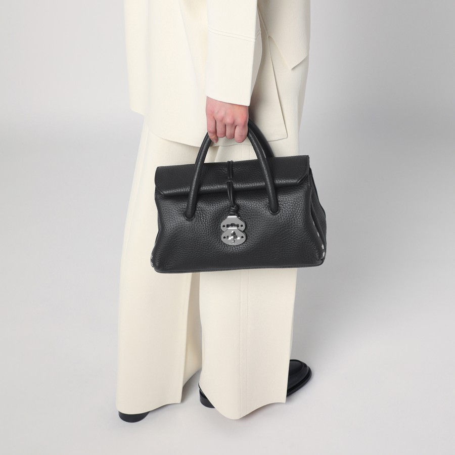 【関税&送料込】Zanellato Dotta Small Black Leather Bag Zanellato Dotta Small black leather bag | TheDoubleF