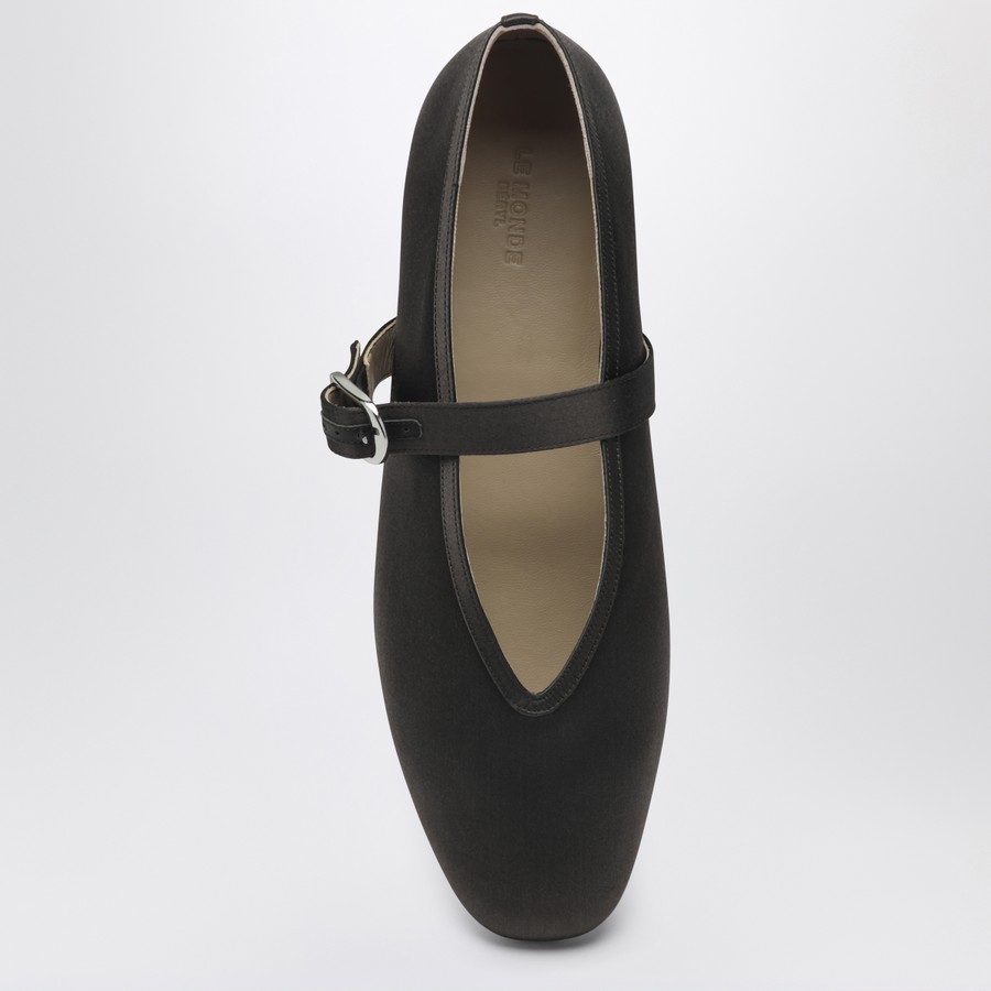 シューズ・サンダルその他 Le Monde Beryl Ballerina Stella in satin colour Chocolate Le Monde Béryl Ballerina Stella in satin colour Chocolate