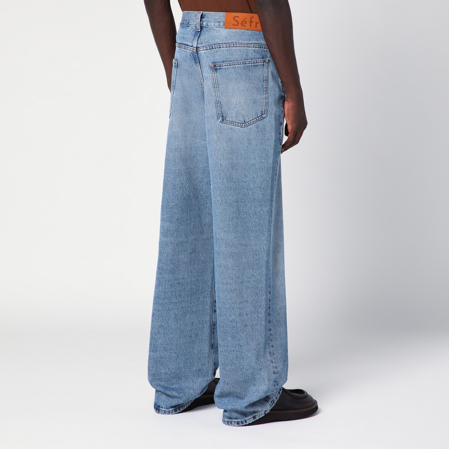 Séfr Light blue wide denim jeans | TheDoubleF
