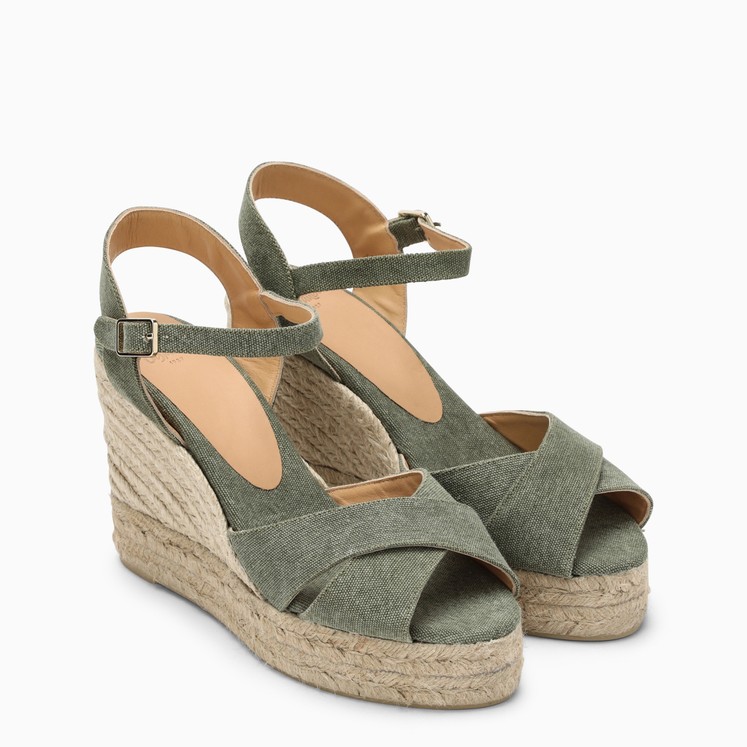 Castañer Green Chiara espadrilles TheDoubleF