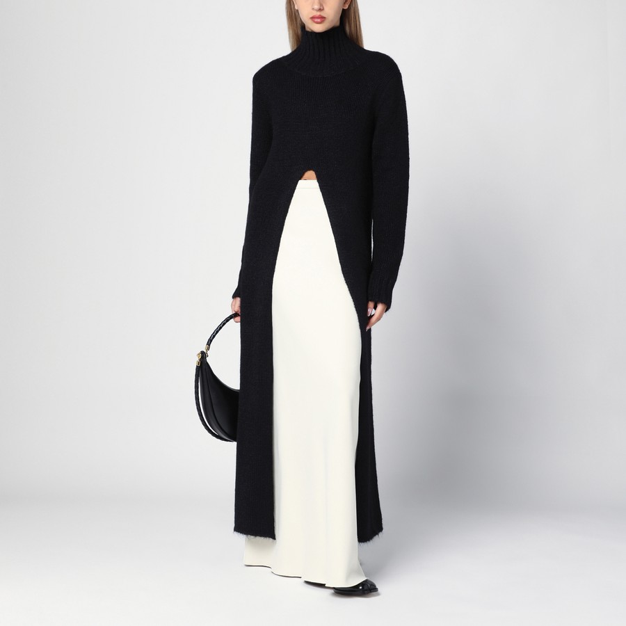 ワンピース Jil Sander Long Black Alpaca Turtleneck Dress Jil Sander Long black alpaca turtleneck dress | TheDoubleF