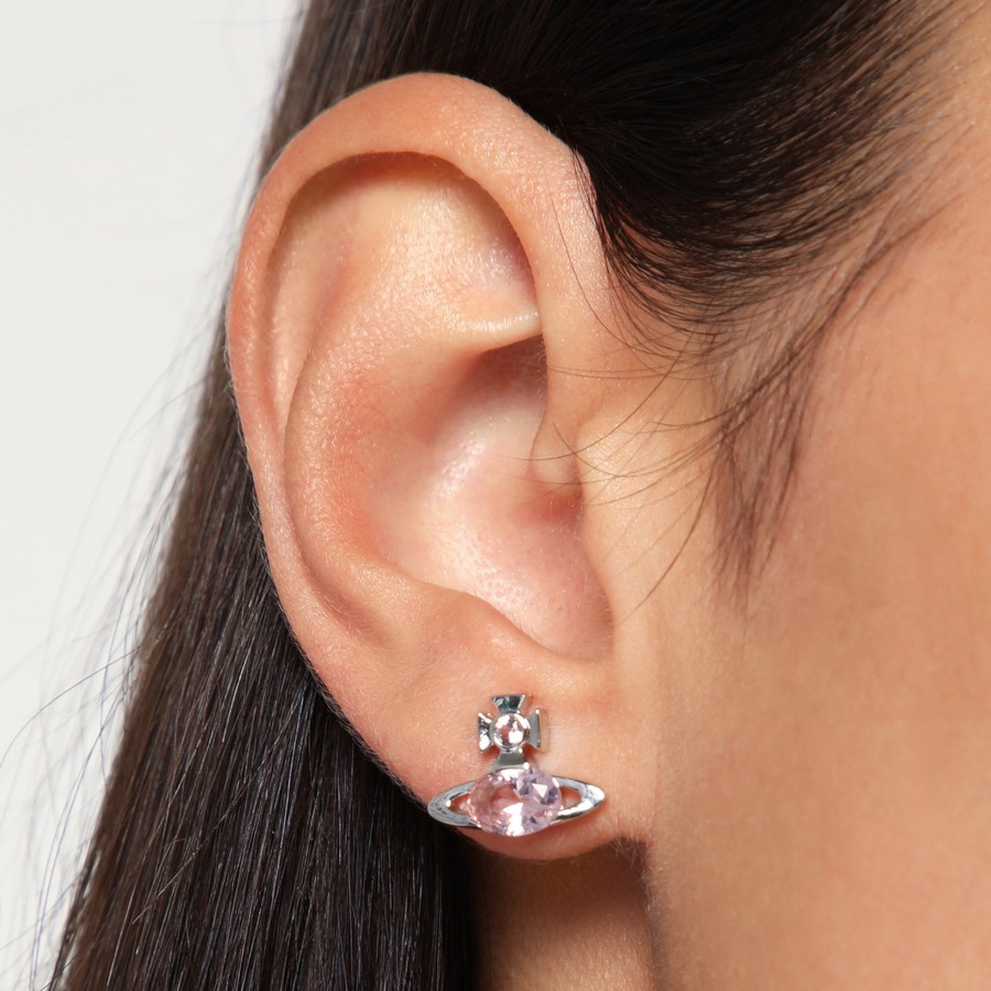 アクセサリーその他 Vivienne Westwood Allie platinum earrings Allie Earrings in PLATINUM-WHITE-CZ | Vivienne Westwood®