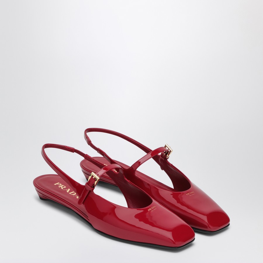 シューズ・サンダルその他 Prada Cherry patent leather slingback ballerina Prada Cherry patent leather slingback ballerina | TheDoubleF