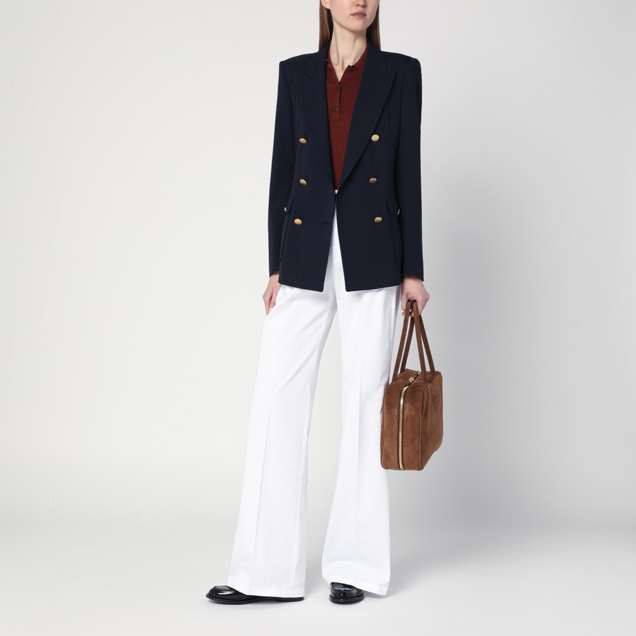 ジャケット TAGLIATORE J-HONEY DOUBLE-BREASTED JACKET IN WOOL BLEND Tagliatore Double-breasted blue jacket in wool blend