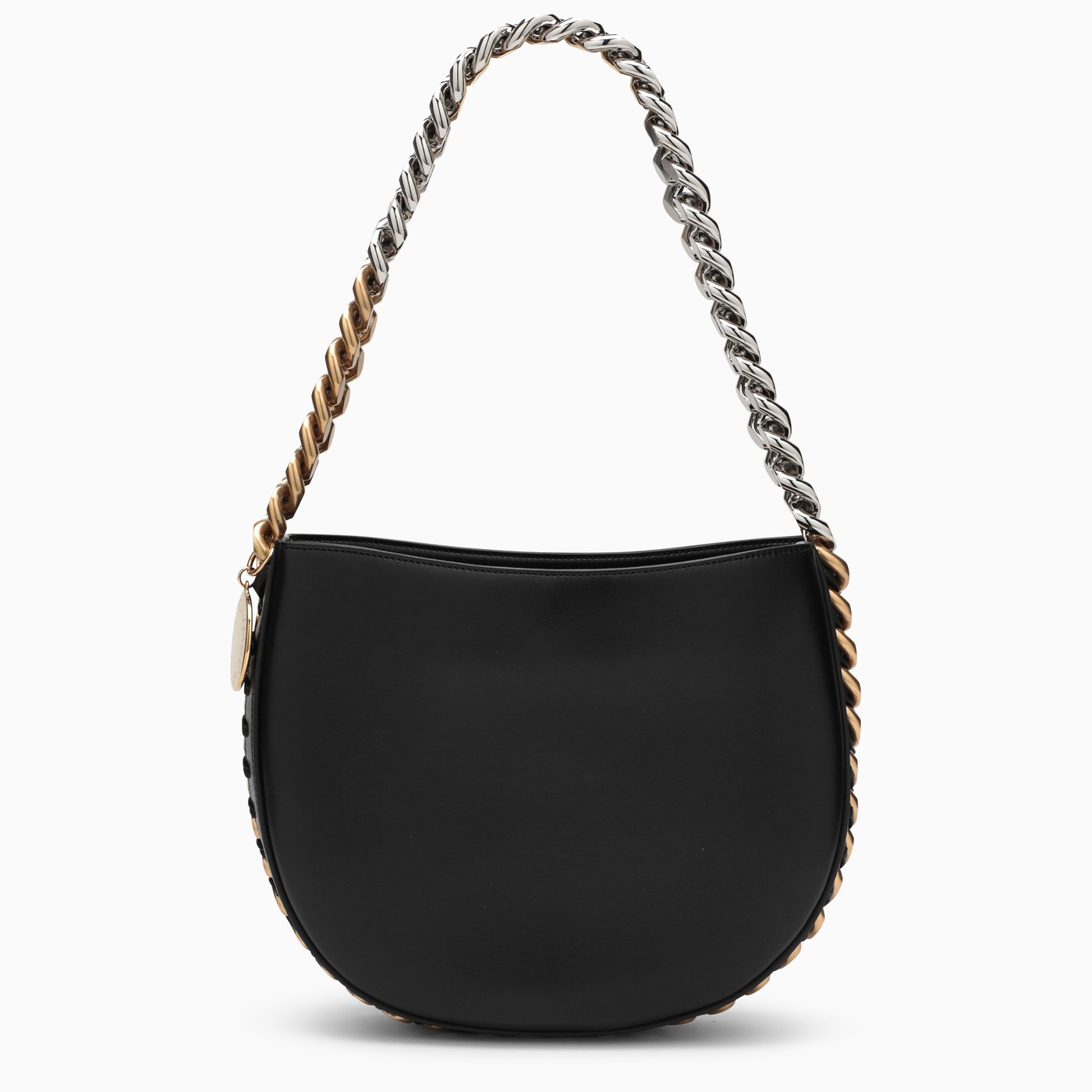 Stella McCartney Black Frayme medium shoulder bag TheDoubleF