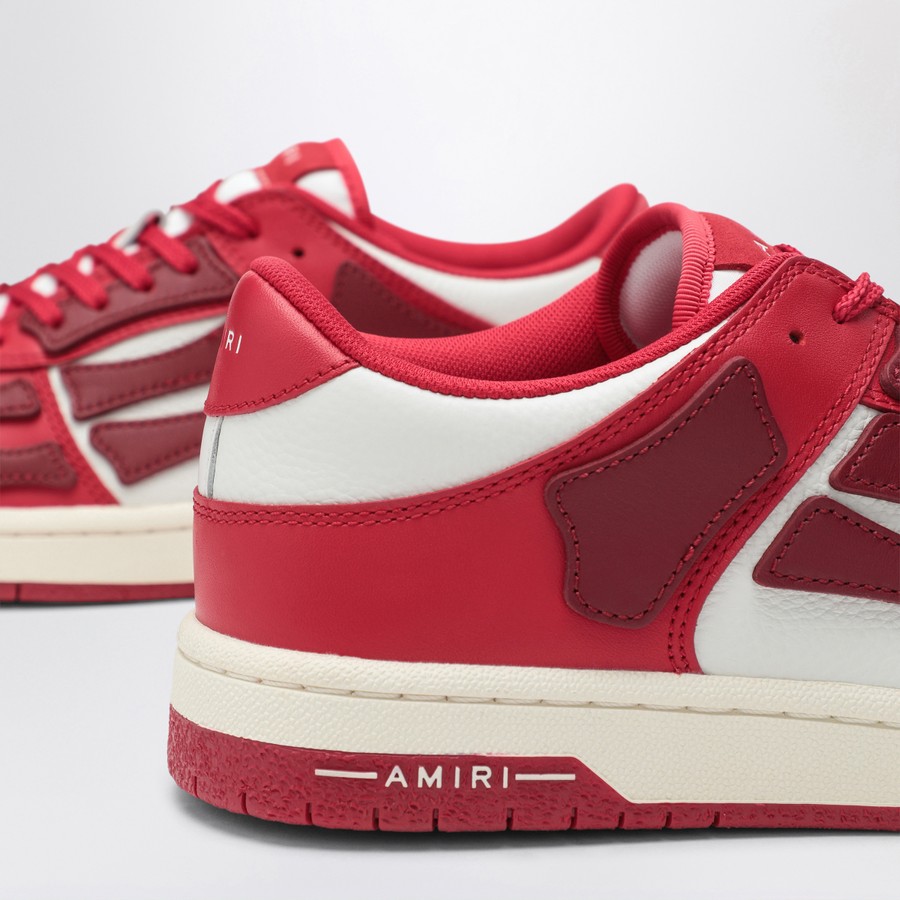 【AMIRI】男性 SKEL TOP LOW スニーカー AMFOSR1047-621 AMIRI Sneaker Skel Top Low red/white | TheDoubleF