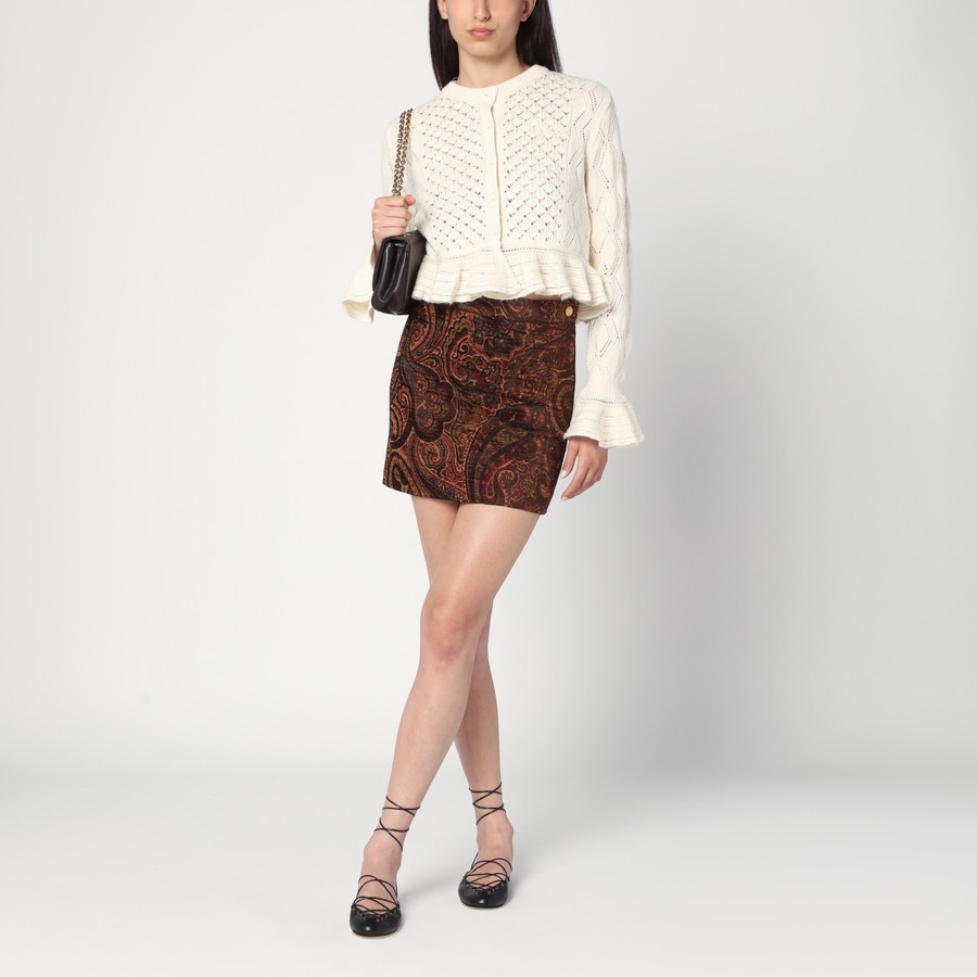 ミニスカート Chloe Mini Skirt With Jacquard Pattern Chloé Mini skirt with jacquard pattern | TheDoubleF