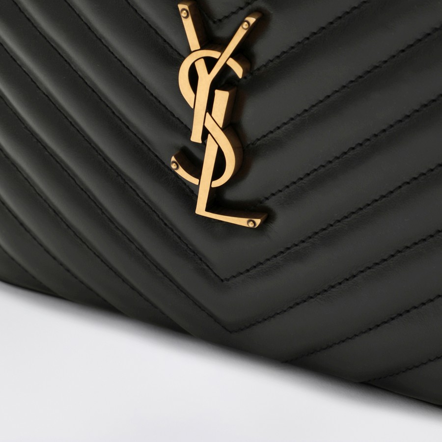 Saint Laurent Lou black quilted leather Camera bag | TheDoubleF