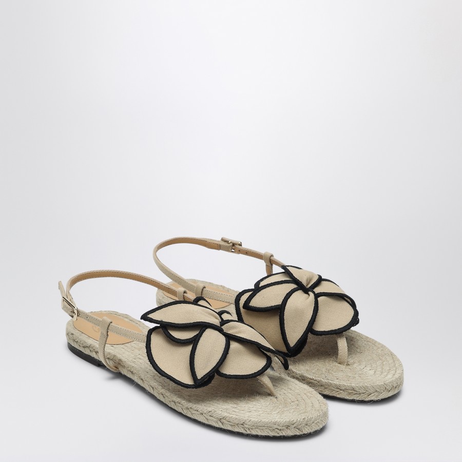 シューズ・サンダルその他 Castaner Sandal in sand color with flower Castañer Sandal in sand color with flower | TheDoubleF