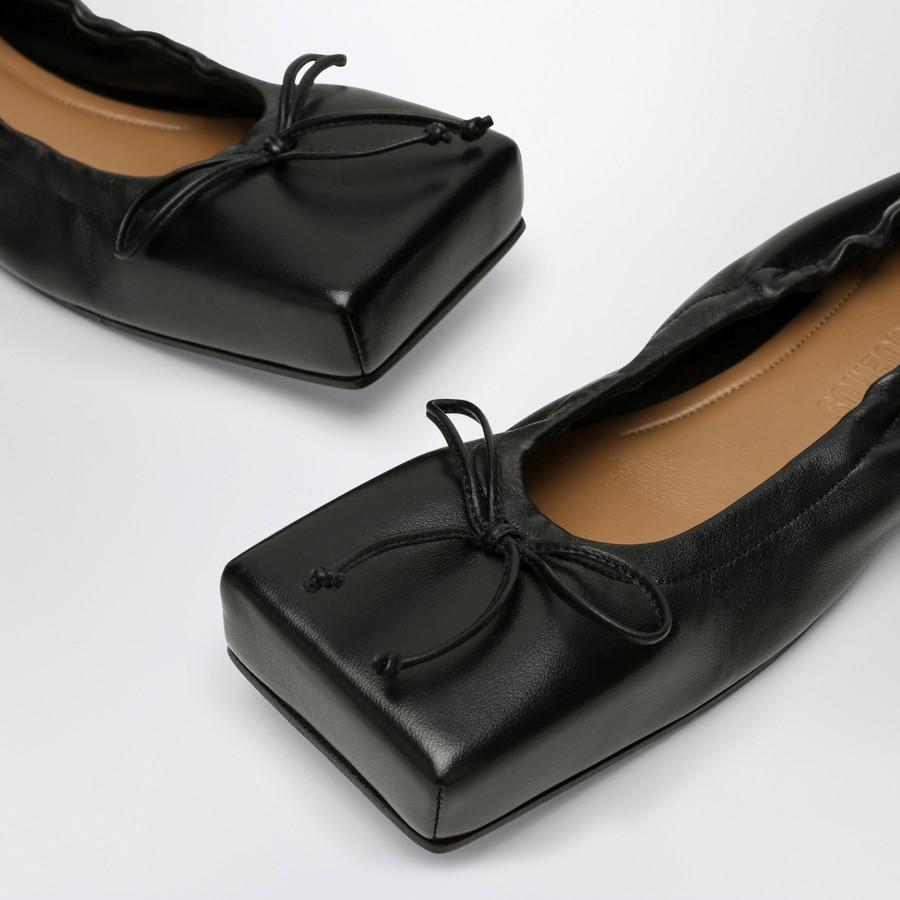 シューズ・サンダルその他 JACQUEMUS Black Le Ballet square ballerina JACQUEMUS Black Le Ballet square ballerina | TheDoubleF