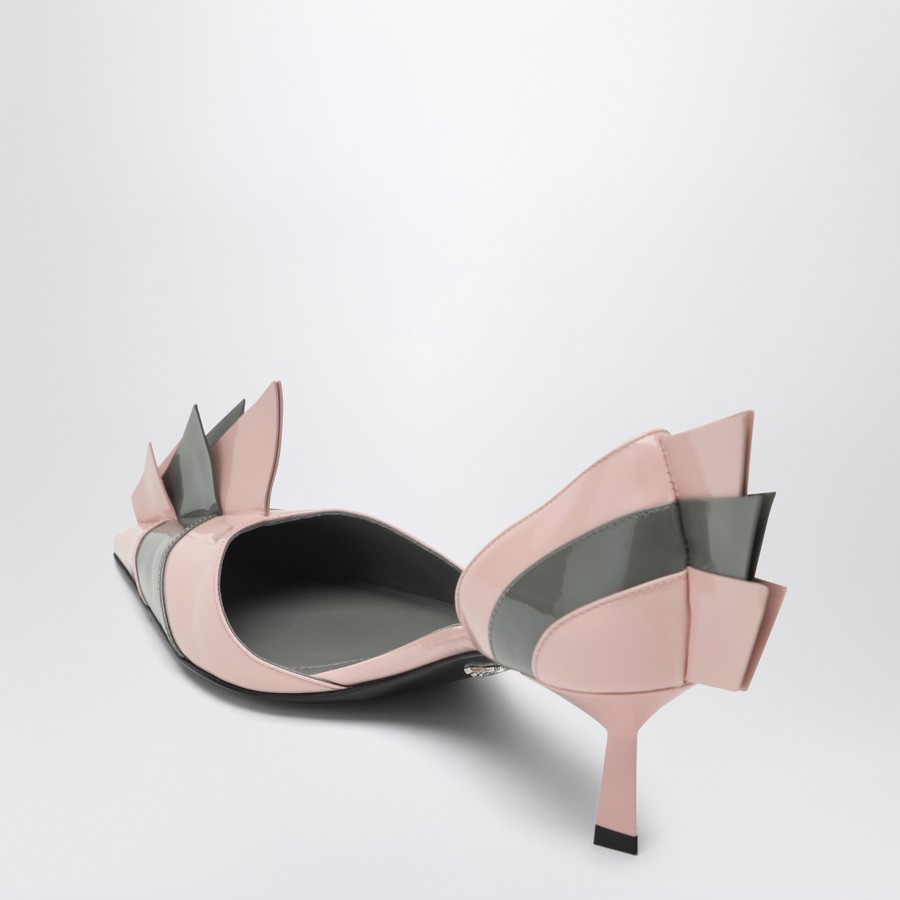 シューズ・サンダルその他 PRADA Woman Pumps Pink 1I971N05G F04HZ Prada Patent leather pumps in Orchid/Steel | TheDoubleF