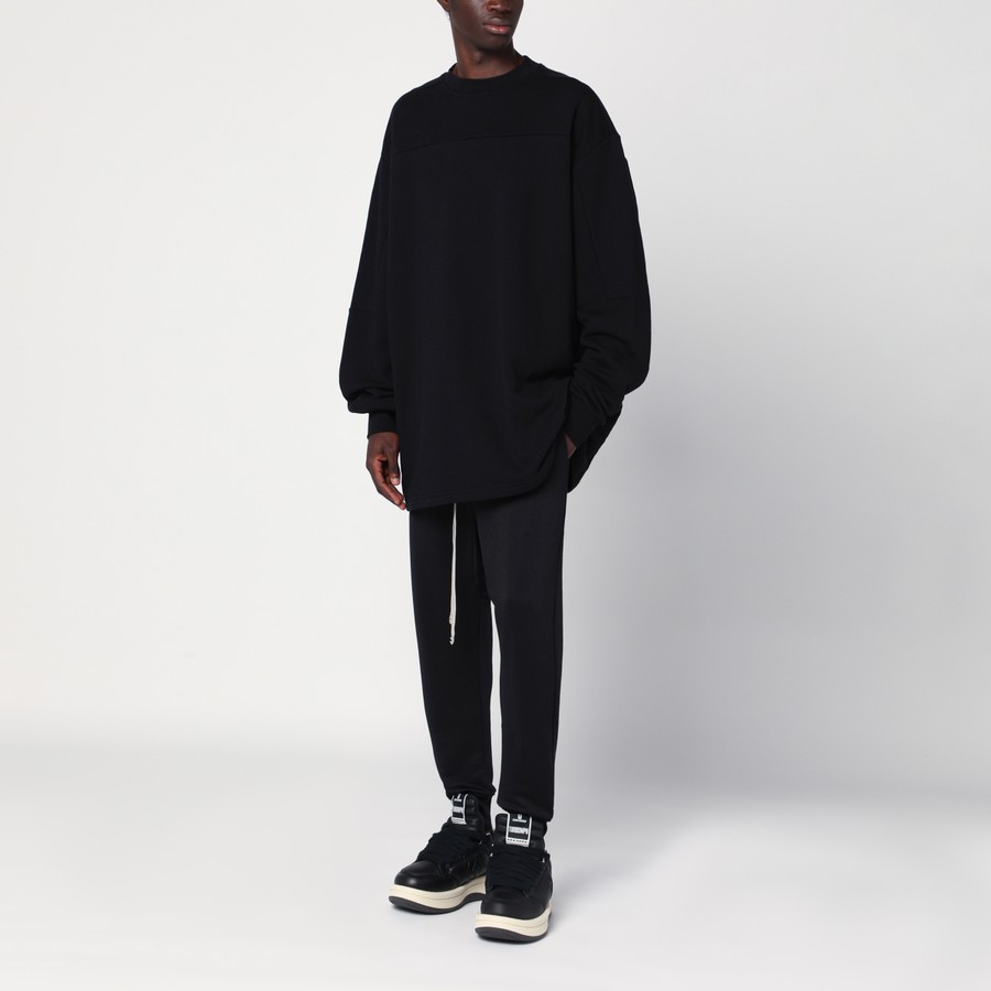 Champion x Rick Owens Schwarzes Tommy T Sweatshirt TheDoubleF
