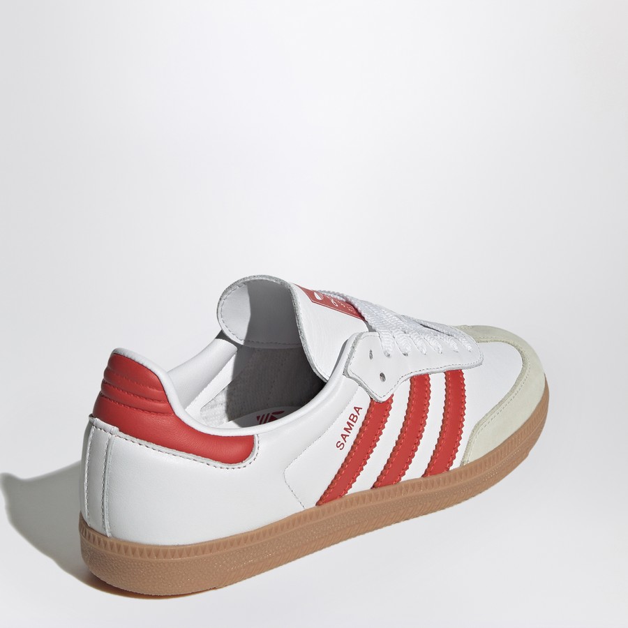 adidas Originals Low Samba OG white/red trainer | TheDoubleF