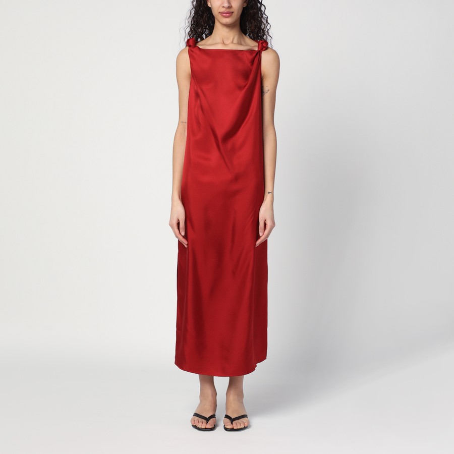 ワンピースその他 Loulou Studio Red midi dress in silk Loulou Studio Red midi dress in silk | TheDoubleF