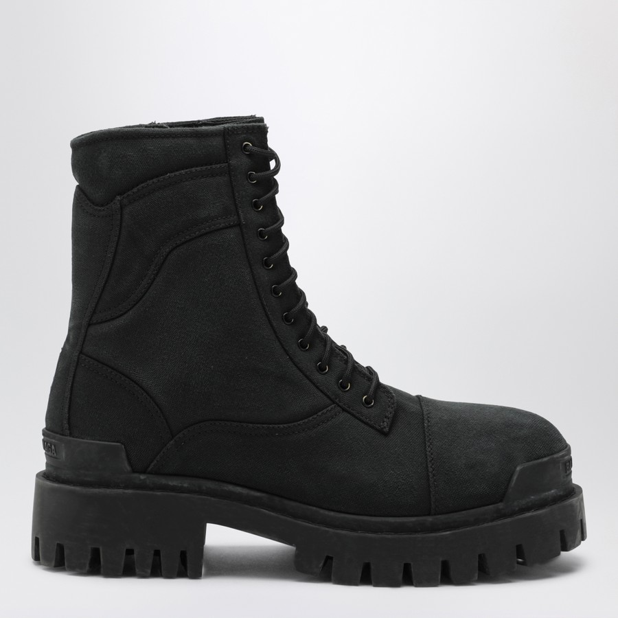 靴 Balenciaga combat strike boots black 42 ブラック の メンズ Combat Strike ブーツ | Balenciaga JP