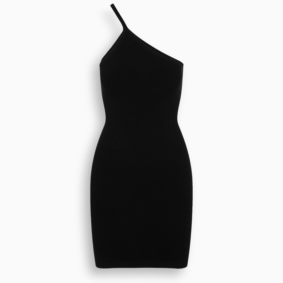 Dsquared2 One-shoulder Dress In Black