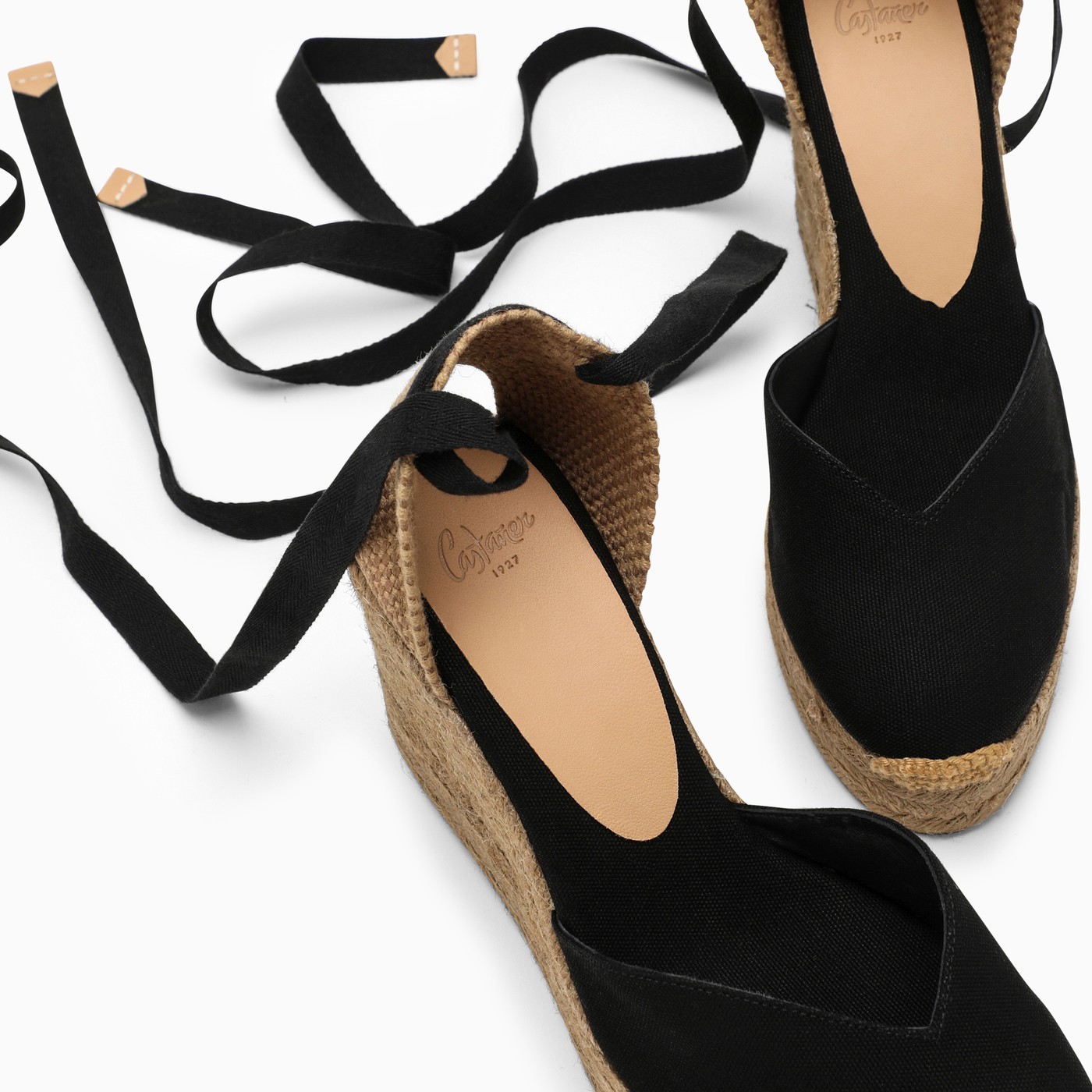 castaner chiara espadrilles black