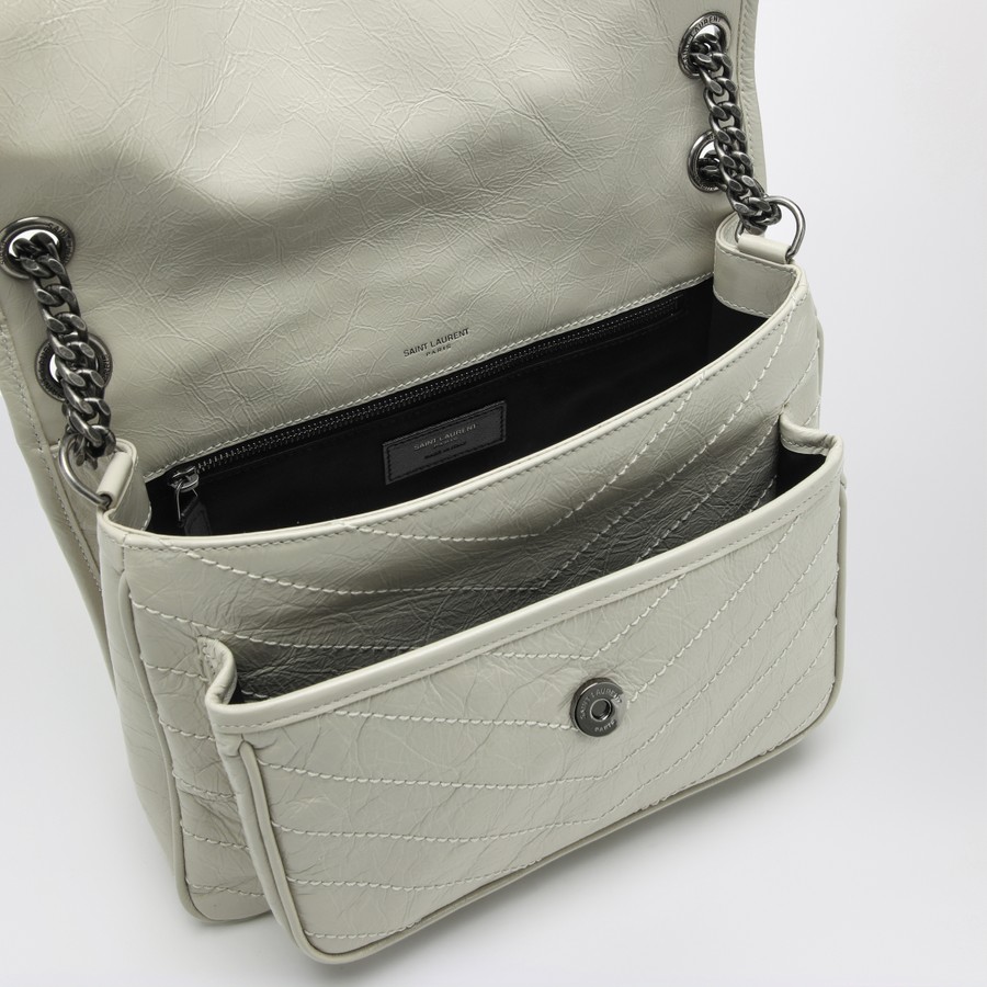 Saint Laurent Blanc Vintage medium Niki bag | TheDoubleF Saint Laurent Blanc Vintage medium Niki bag | TheDoubleF