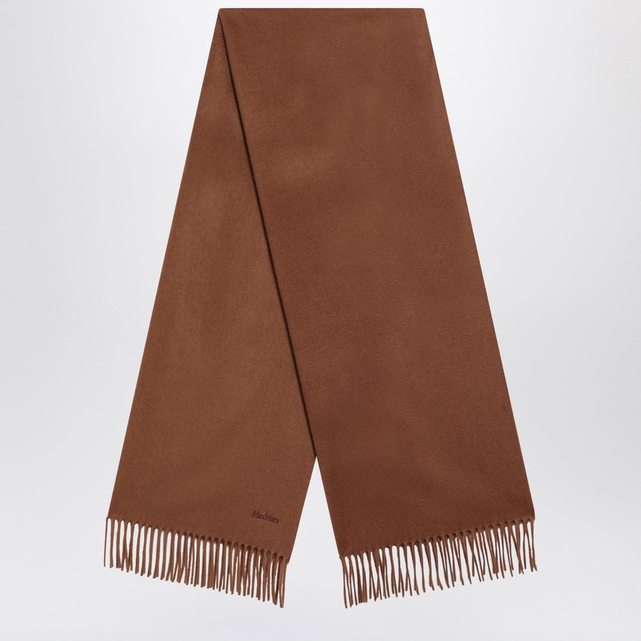 【関税&送料込】Max Mara Scarfs Brown Max Mara Brown cashmere scarf | TheDoubleF