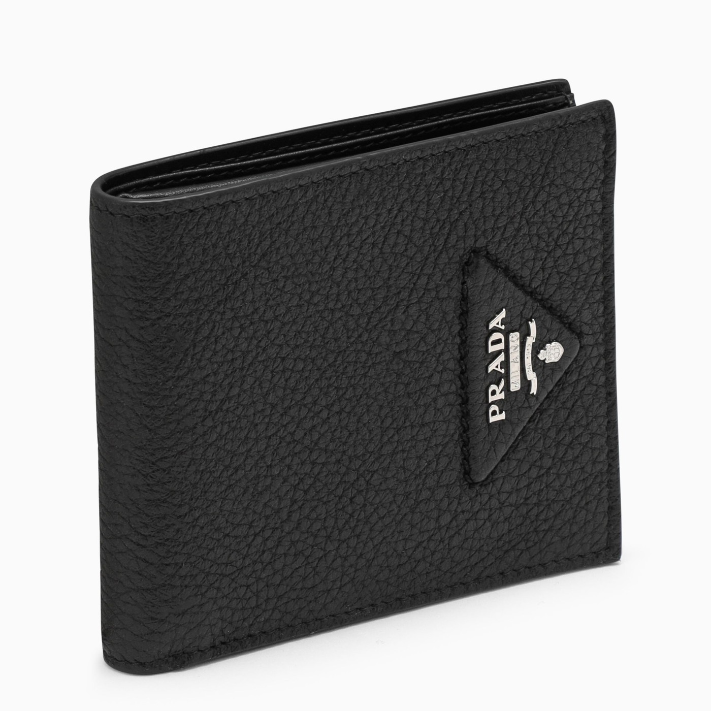 Prada Black wallet with coin purse in Saffiano leather TheDoubleF