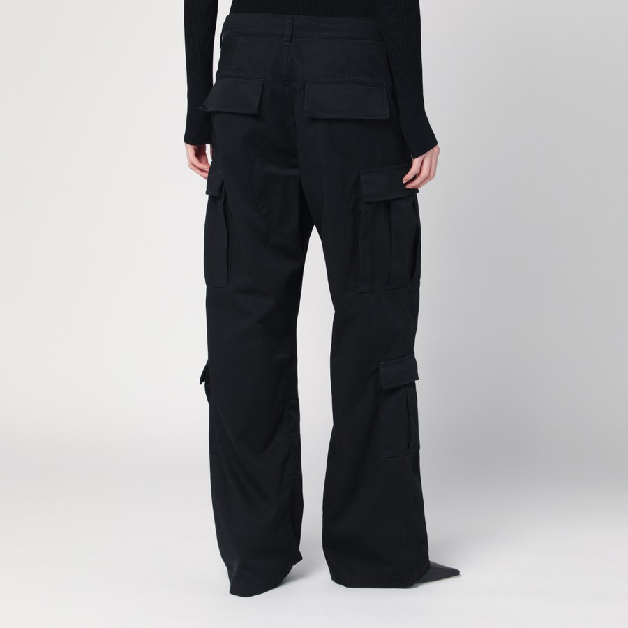 【関税&送料込み】Balenciaga Cargo Pants In Blend Balenciaga Black cargo pants in cotton blend | TheDoubleF