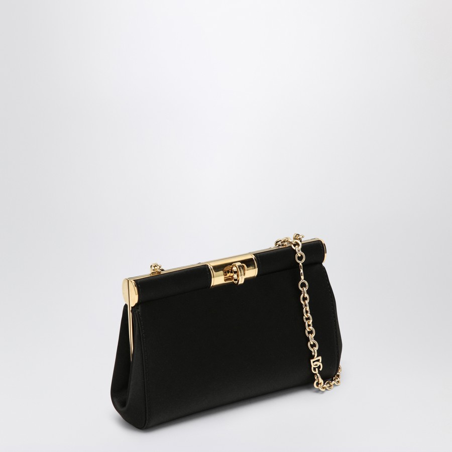 Dolce&Gabbana Small black Marlene shoulder bag | TheDoubleF