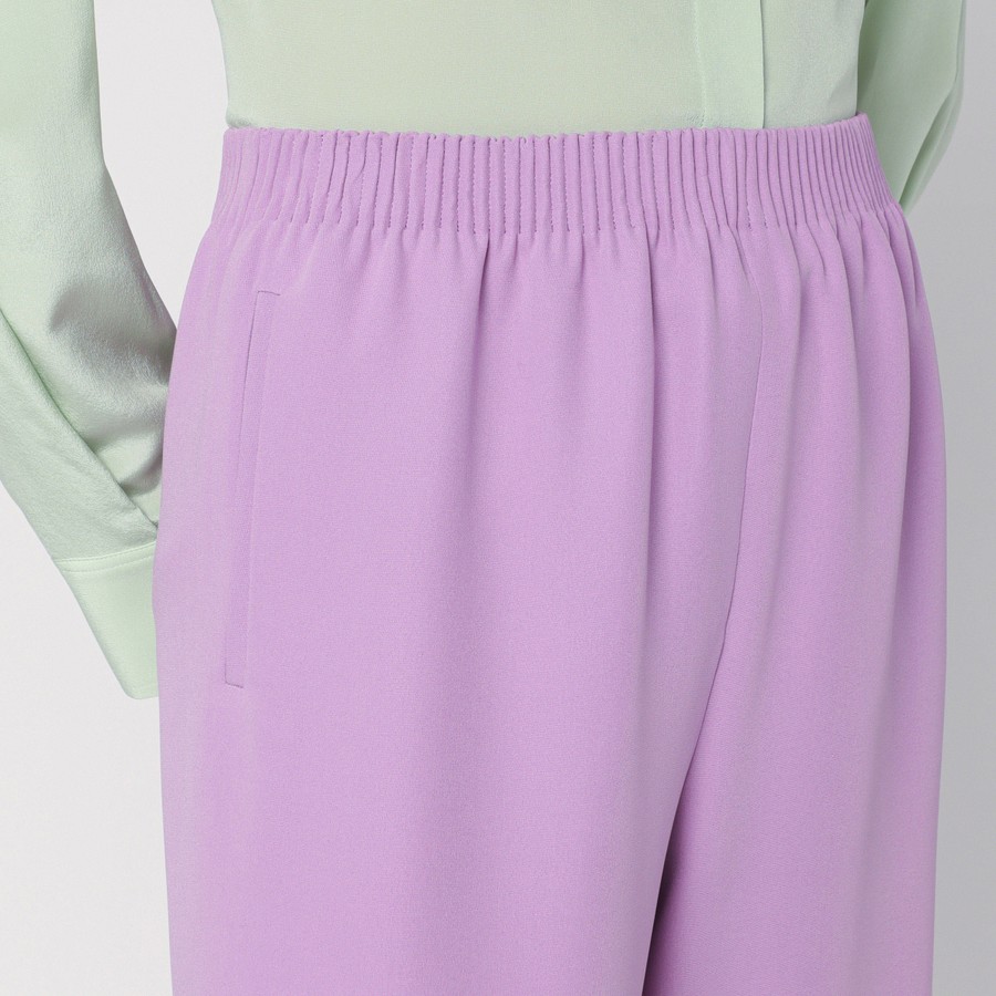 Valentino Wide lilac pink silk pants | TheDoubleF Valentino Wide lilac pink silk pants | TheDoubleF