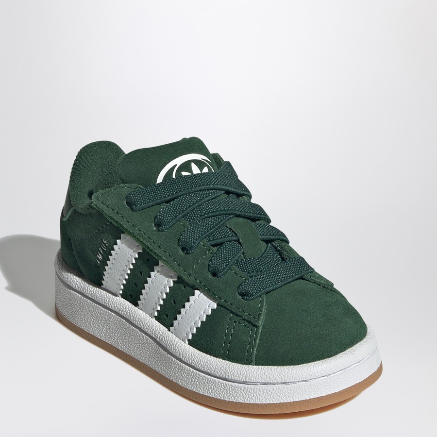 adidas Originals Basket Campus 00s verte avec lacets élastiques - Main Image