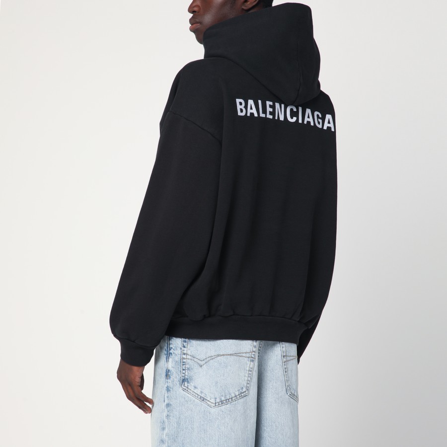 スウェット・トレーナー BALENCIAGA 767877.TRVJ3 Sweatshirts Balenciaga Black New Balenciaga Back Medium Fit sweatshirt
