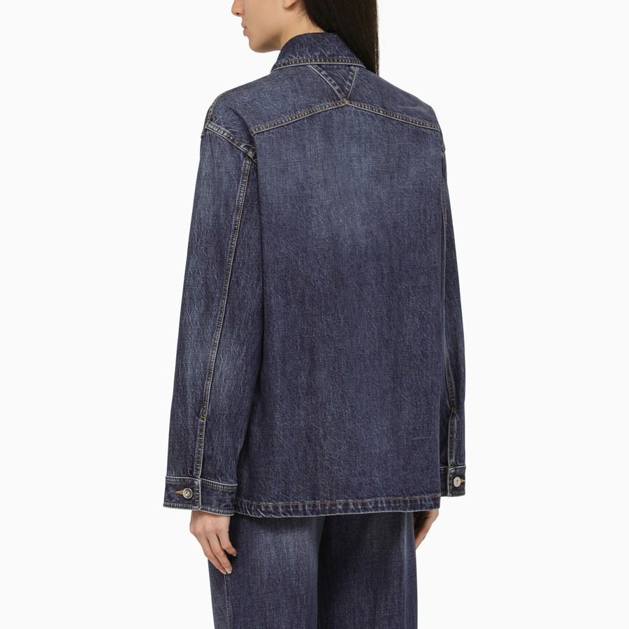 Bottega Veneta Medium-blue denim jacket | TheDoubleF