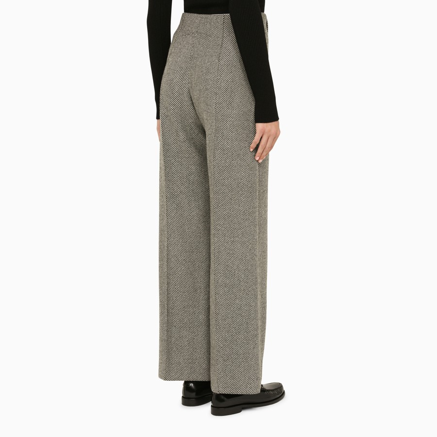 【関税&送料込】Patou Grey Herringbone Regular Trousers 数量限定・在庫限り・早い者勝ち!】 パトゥ / Patou Grey