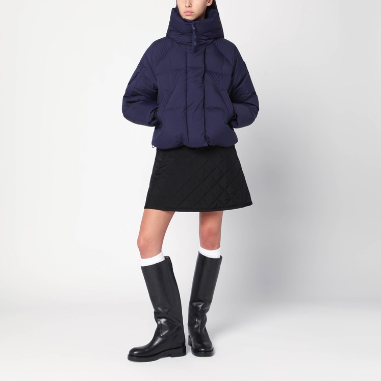 Moncler Ruby red down jacket in lacquered nylon | TheDoubleF