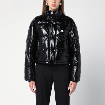 Courreges｜DOWN JACKETS (323CMA105PL0112 9999) Courrèges Outlet: Courrèges women's down jacket - Black