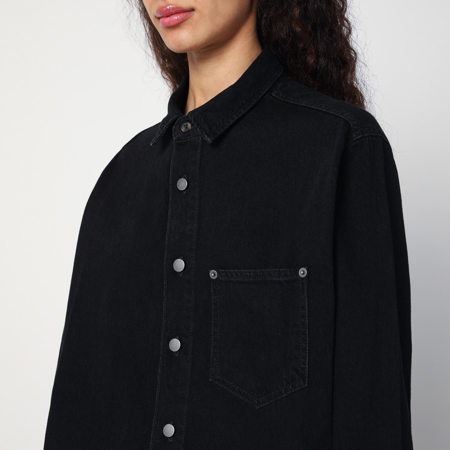 ワンピースその他 HAIKURE Washed black Tamu mini dress in denim HAIKURE Washed black Tamu mini dress in denim | TheDoubleF