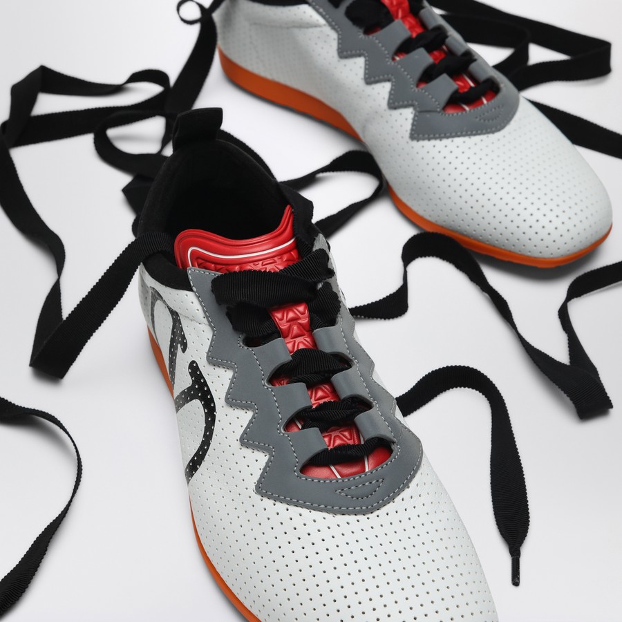 Valentino Garavani White perforated nappa leather Chromathon