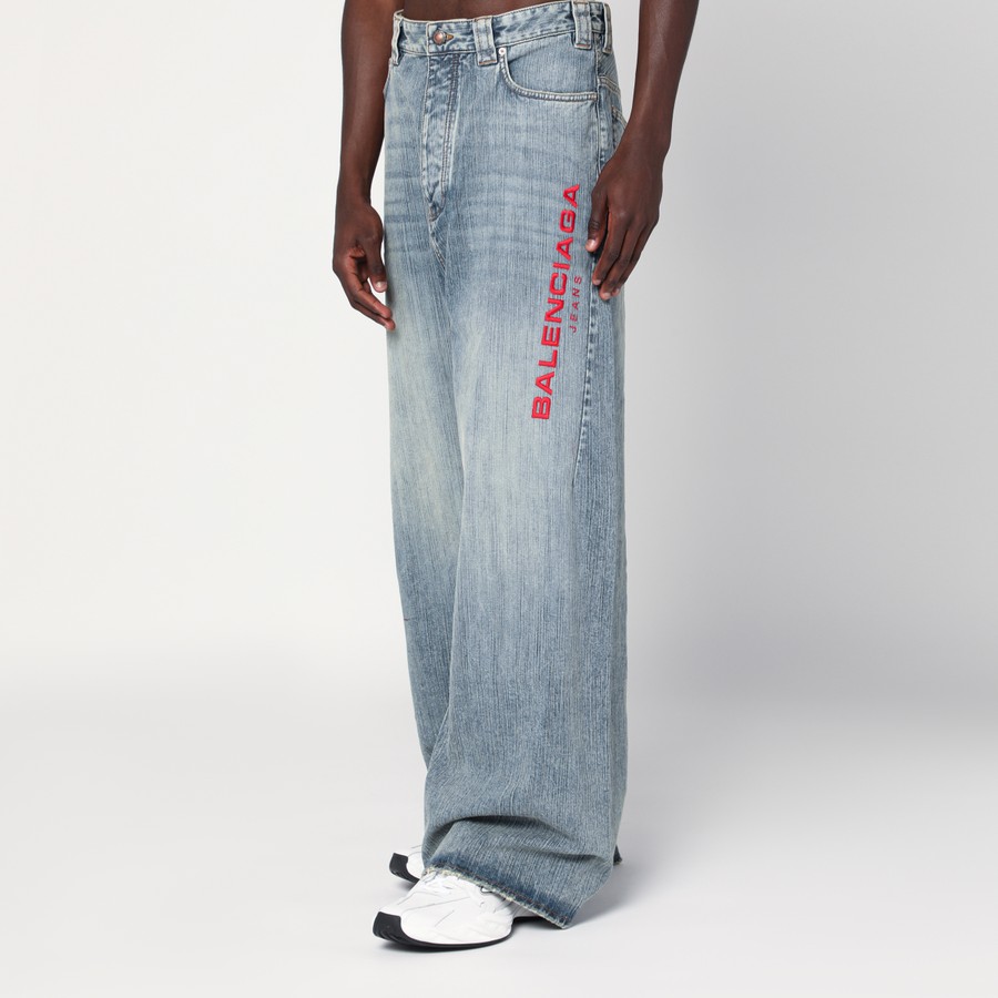 BALENCIAGA ♪ Baggy パンツ 831599TNW655760 Men's Baggy Pants in Stained | Balenciaga US