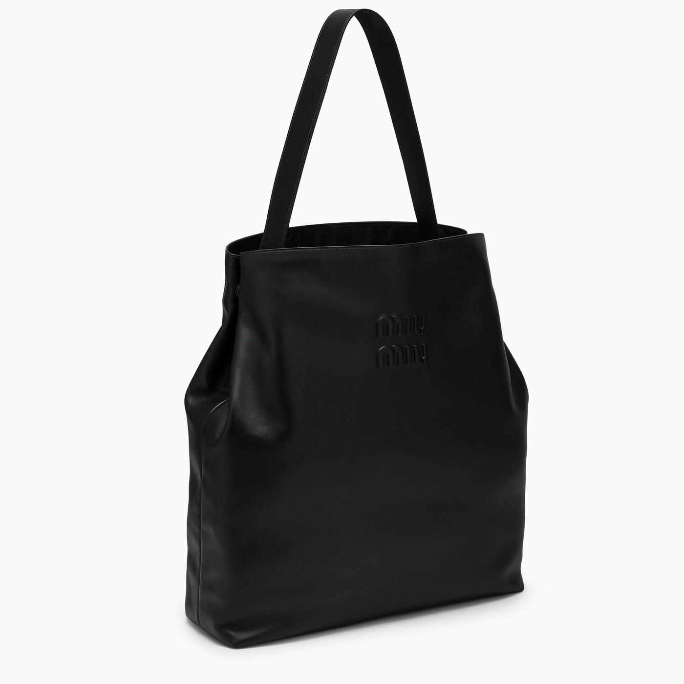 Miu Miu Black leather tote bag TheDoubleF