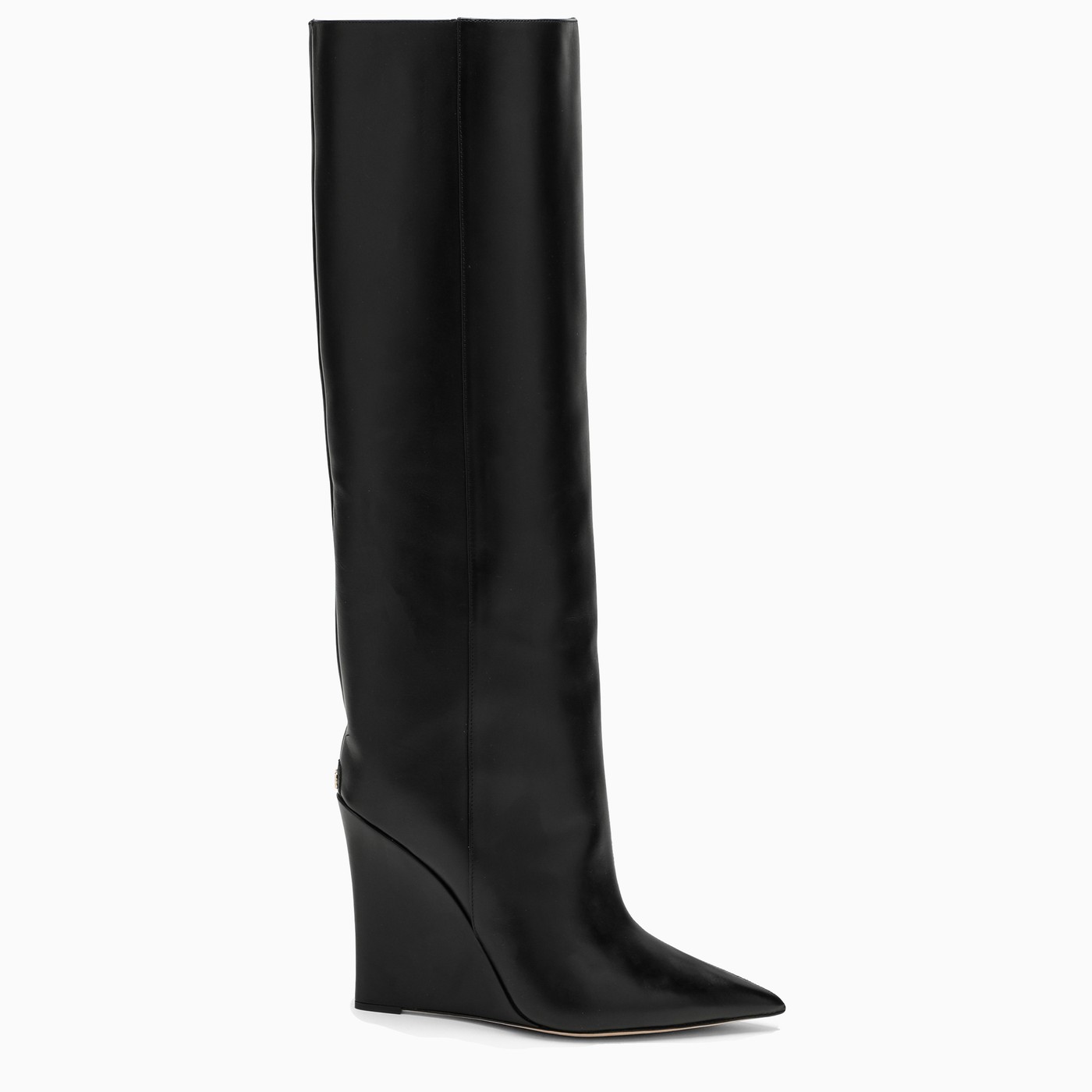 Jimmy Choo Black leather high boots TheDoubleF