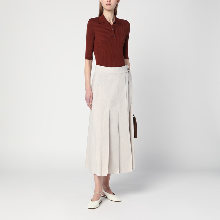 スカート DEPARTMENT 5 Women Mid Skirts DG0422TS0176 004 BEIGE Women's skirts by DEPARTMENT 5 | TheDoubleF