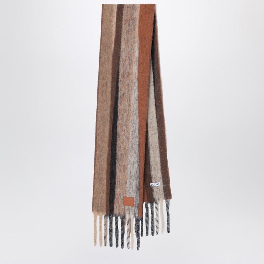 Alpaca Sciarpa Beige Sciarpa Alpaca 100 Sciarpa Anagram In Alpaca