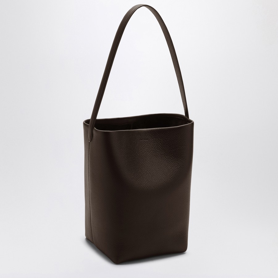 The Row Medium N/S Park dark brown tote bag | TheDoubleF