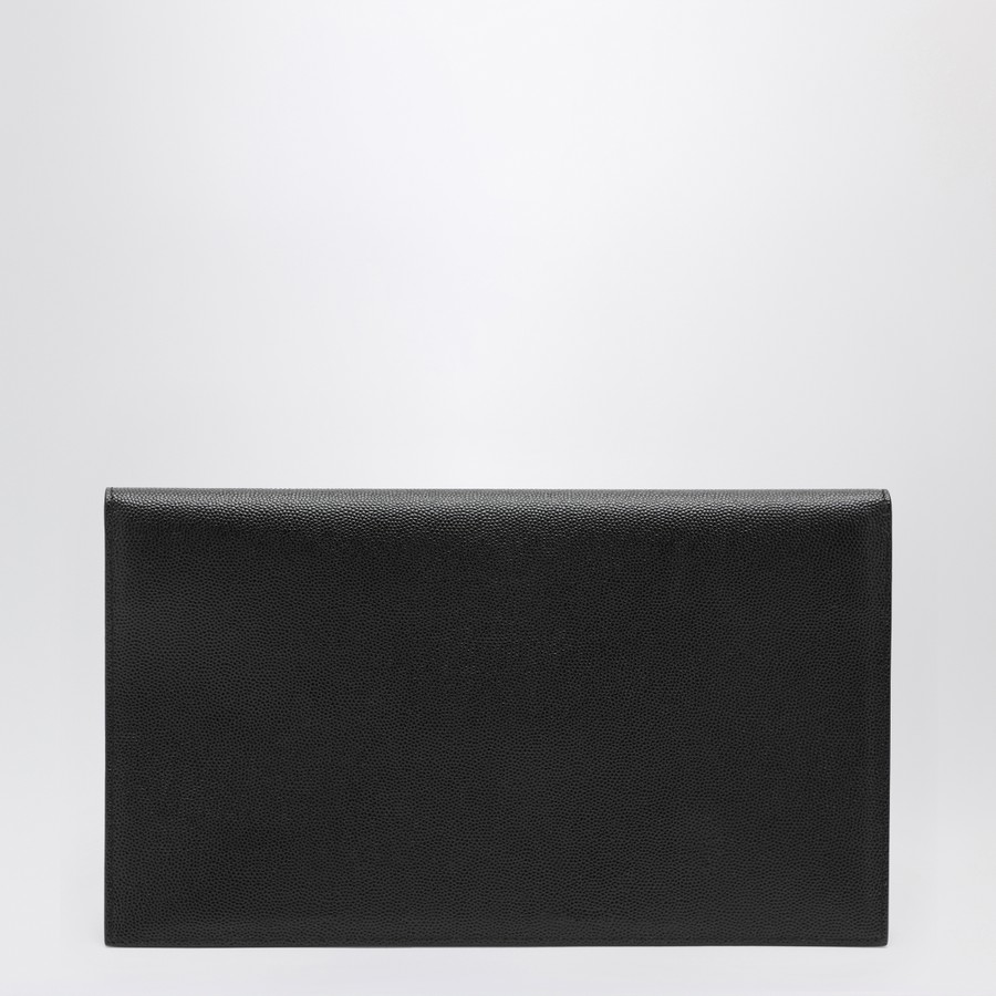クラッチバッグ SAINT LAURENT BLACK UPTOWN CASSANDRE CLUTCH Uptown patent leather clutch in black - Saint Laurent