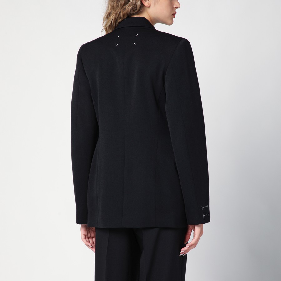 ジャケット Maison Margiela Black double-breasted jacket in wool Maison Margiela Black double-breasted jacket in wool